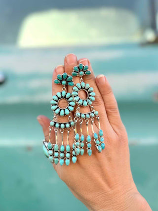 RTS ★ I Cry Only In Turquoise Earrings