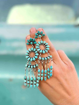 RTS ★ I Cry Only In Turquoise Earrings
