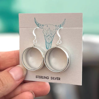 RTS ★ Sheer Joy Silver Hoops