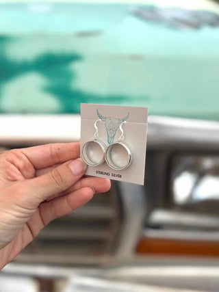 RTS ★ Sheer Joy Silver Hoops