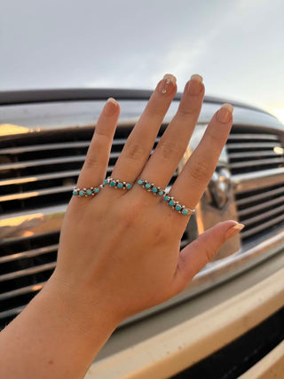 RTS ★ Badass Four Stone Zuni Stacker Ring