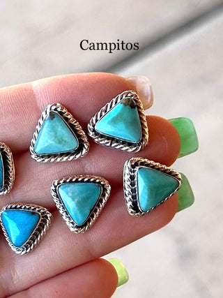RTS ★ Triangle Twisted Stud Earrings