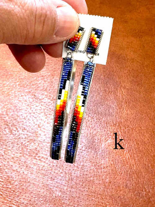 RTS ★ Large Beaded Hoop Earrings