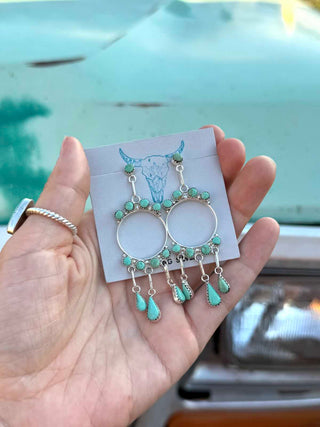 RTS ★ Come To Light Earrings ★ Green Turquoise