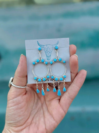 RTS ★ Come To Light Earrings ★ Blue Turquoise