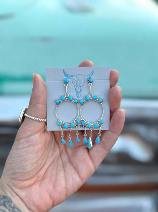 RTS ★ Come To Light Earrings ★ Blue Turquoise