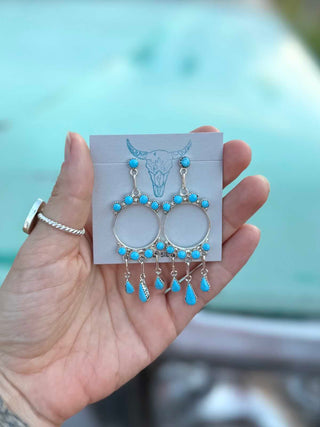 RTS ★ Come To Light Earrings ★ Blue Turquoise