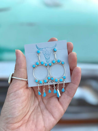 RTS ★ Come To Light Earrings ★ Blue Turquoise