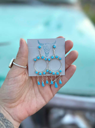 RTS ★ Come To Light Earrings ★ Blue Turquoise