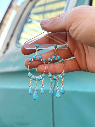 RTS ★ Come To Light Earrings ★ Blue Turquoise