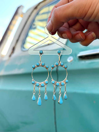 RTS ★ Come To Light Earrings ★ Blue Turquoise