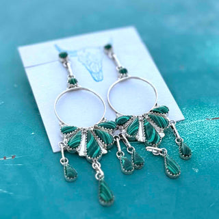 RTS ★ Malachite Devotee Earrings