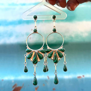 RTS ★ Malachite Devotee Earrings