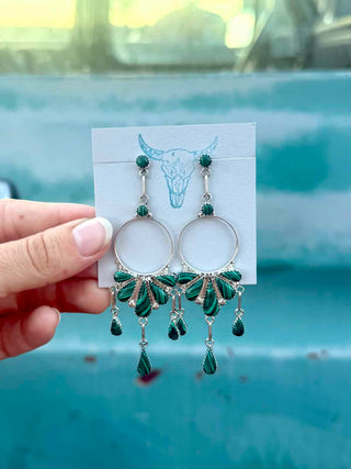 RTS ★ Malachite Devotee Earrings