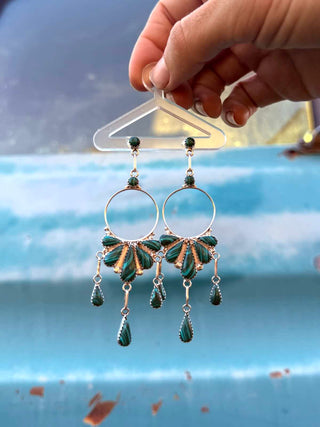 RTS ★ Malachite Devotee Earrings