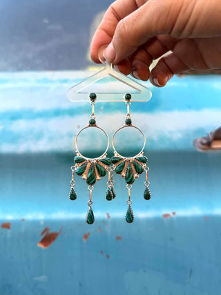 RTS ★ Malachite Devotee Earrings