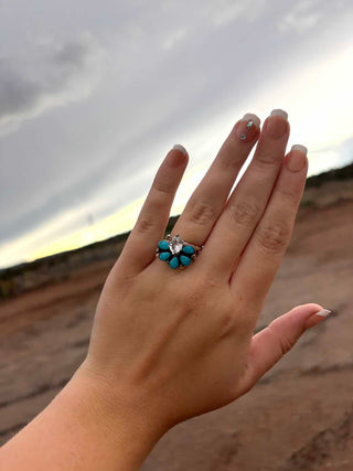 RTS ★ Turquoise Tiara Ring ★ SALE