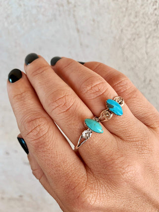 Marquise Flower Ring