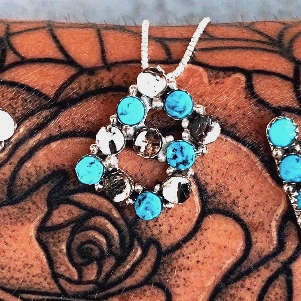WB + TURQUOISE MIX *PORTER* Necklace