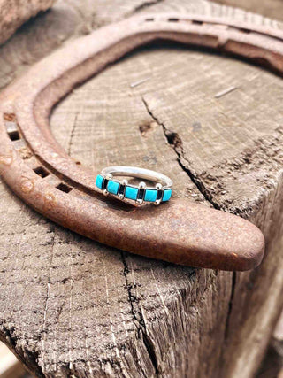 Five Square Stacker Ring