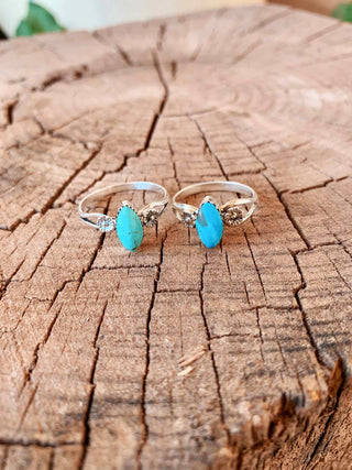 Marquise Flower Ring