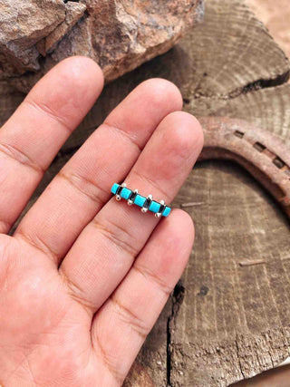 Five Square Stacker Ring