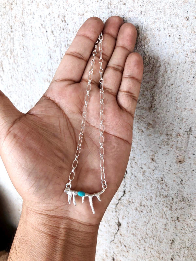 Antler Turquoise Necklace