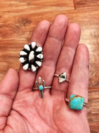 RTS ★ White Buffalo Cluster Perfection Ring