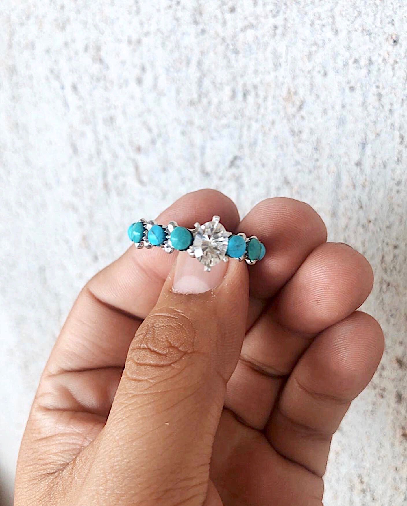 Wild Love Topaz Eternity Ring – Turquoise Tuesday Wild Love Topaz Eternity Ring – Turquoise Tuesday