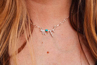 Antler Turquoise Necklace
