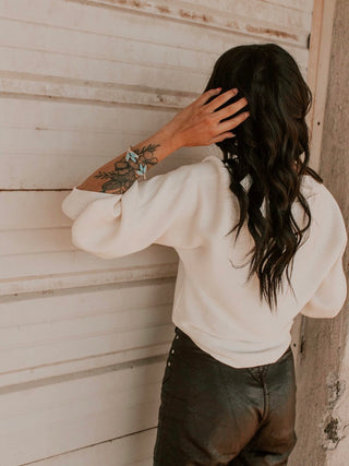 RTS ★ Zuni Three Leaf Blue Cuff