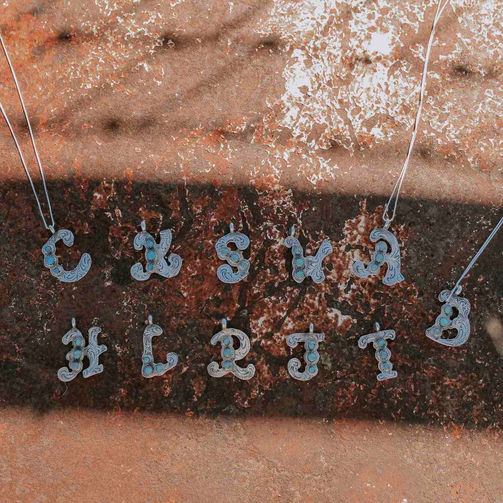 RIDE OR DIE INITIAL ♢ NECKLACE