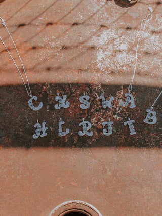 Ride Or Die Initial Necklace