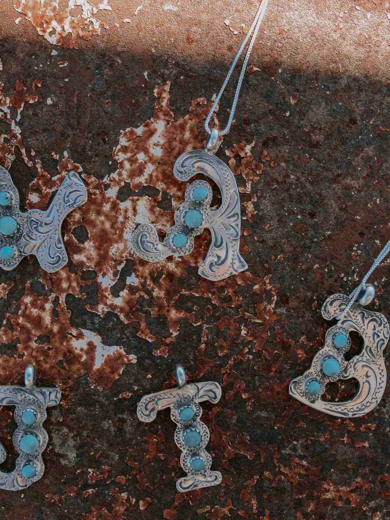 RIDE OR DIE INITIAL ♢ NECKLACE