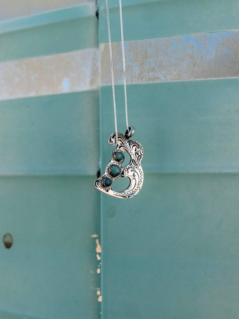 RIDE OR DIE INITIAL ♢ NECKLACE