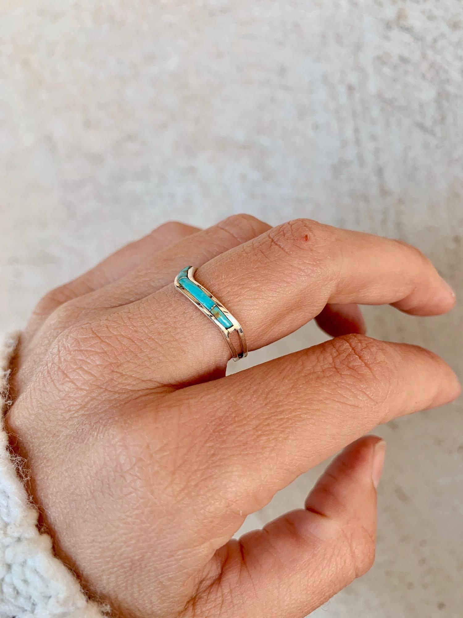 RTS ☆ Blue Chevron Stacker – Turquoise Tuesday