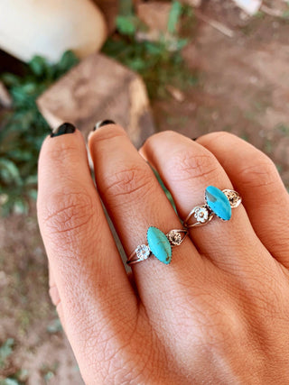 Marquise Flower Ring