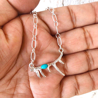 Antler Turquoise Necklace