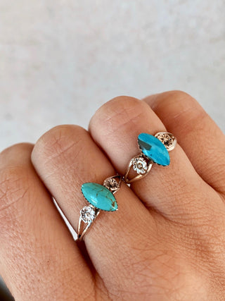 Marquise Flower Ring