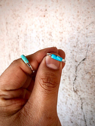 Tiny Horizontal Bar Stacker Ring