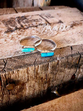 Tiny Horizontal Bar Stacker Ring