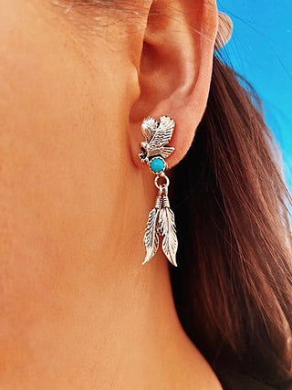 RTS ★ Eagle Dangle Studs