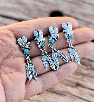 RTS ★ Eagle Dangle Studs