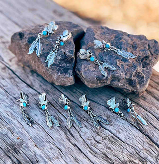 RTS ★ Eagle Dangle Studs