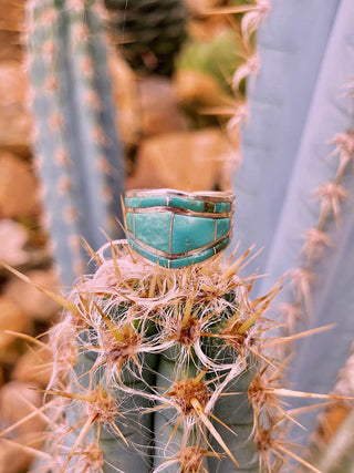 RTS ★ INLAY Cuff RING ★ Green