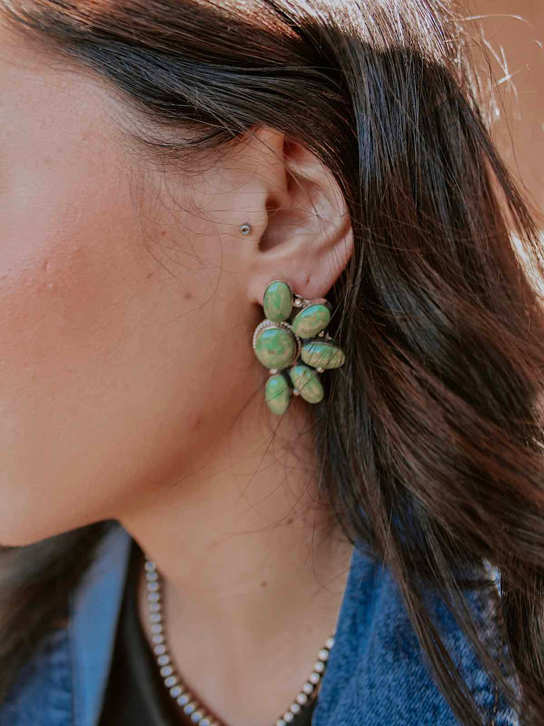 RTS ★ Navajo Half Cluster Earrings