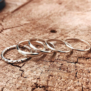 RTS ★ Straight Up 925 Stackers