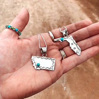 USA Baby State Necklace