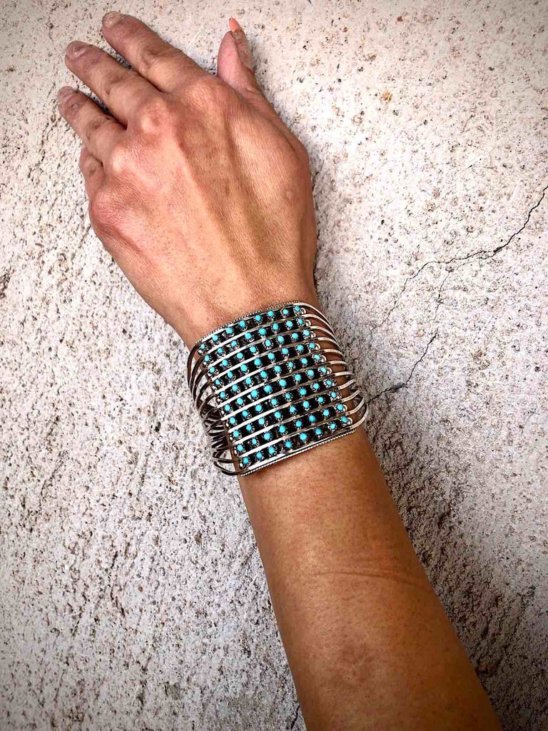 RTS ★ TEN UP CUFF- Turquoise