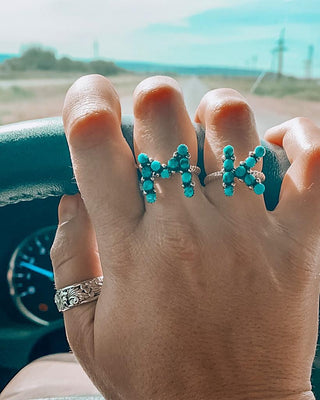 Mini Porter Ring Letters A-M